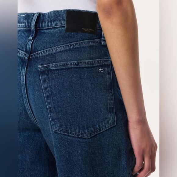 (RR-2) Rag & Bone The Andi High-Rise Ankle Wide Leg - Picture 3 of 5